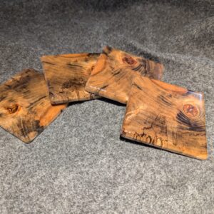 G004 End Grain Coasters (Set of 4)