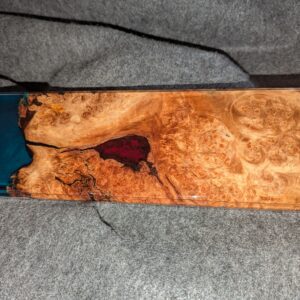 CB020 Silver Maple Burl Cribbage Board
