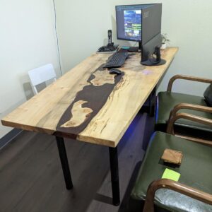 RT-102 60 " Live Edge River table
